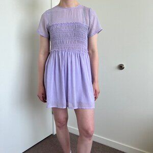 Urban Outfitters Light Purple Babydoll Dress Size M